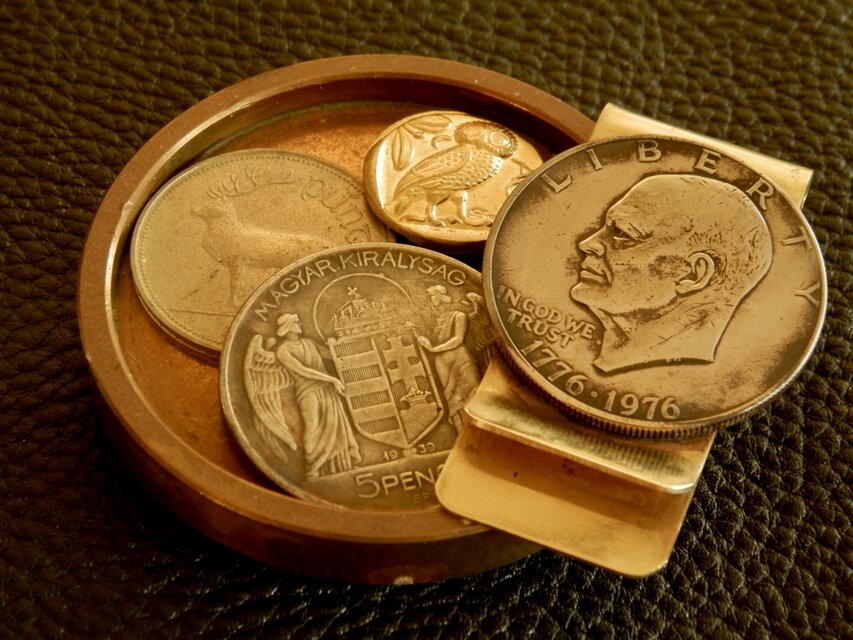 ＃M45  USA Coin Money Clip