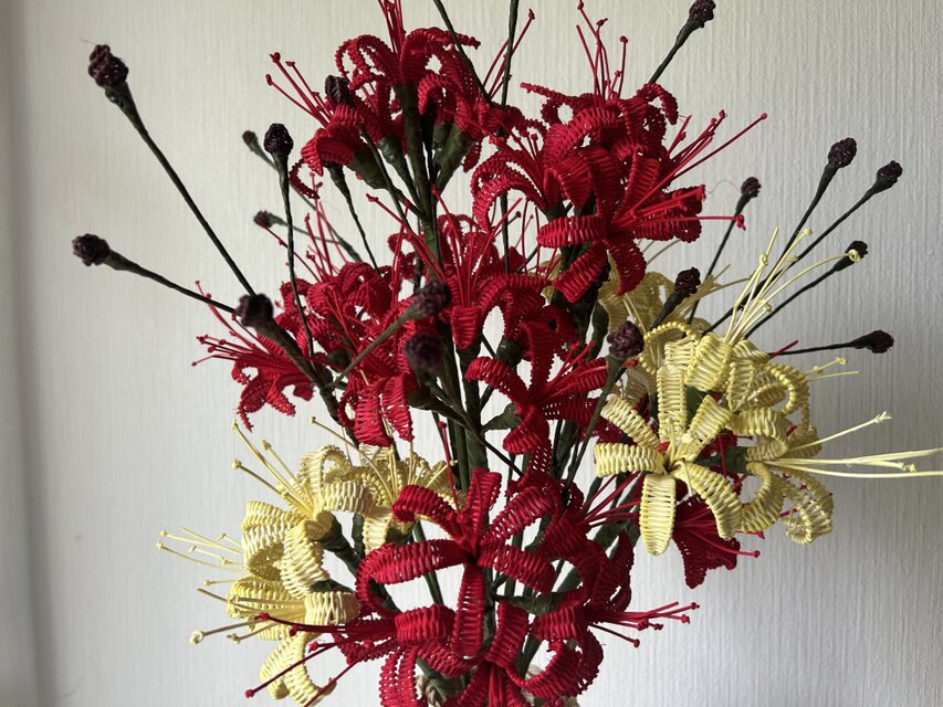 籐の花　ヒガンバナ