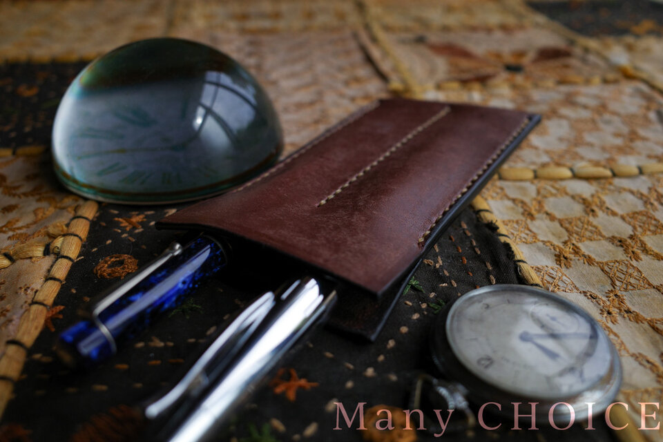 イタリアンデザートバケッタ・2本差しペンケース(ショコラ)