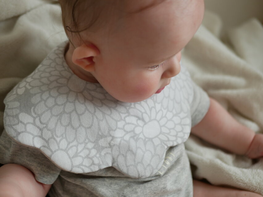 お花スタイ　手ぬぐい＆ガーゼ