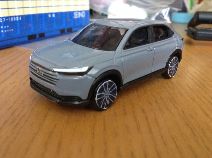 【数量限定】トミカホンダヴェゼル用純正アルミホイール4個セット