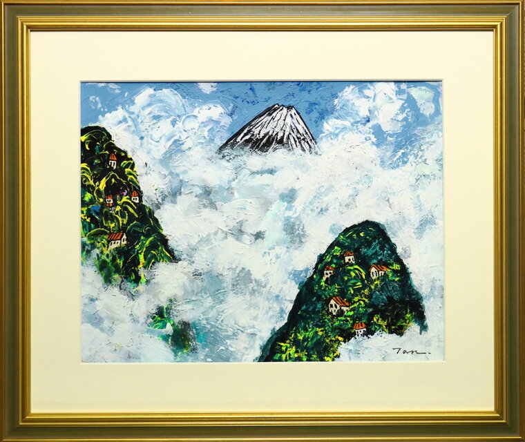 天空の富士」(NO.2520) 6号F （アートメーターで売却済み）画像