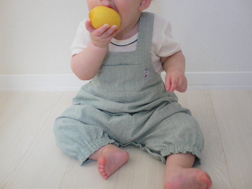 ベビー・子供服　パンプキンサロペット