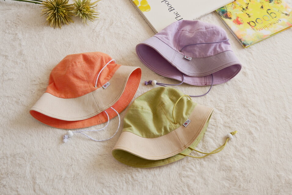 べビー・キッズ帽子　ダンガリーバケットハット