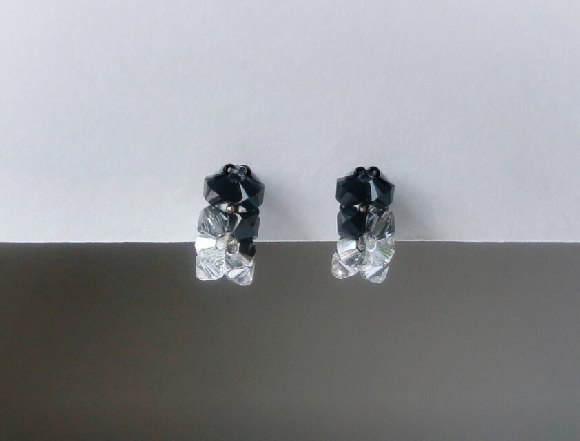 クリスタライズ+イヤリング (ピアス) β / グラデーション - 朝光　ねじバネ