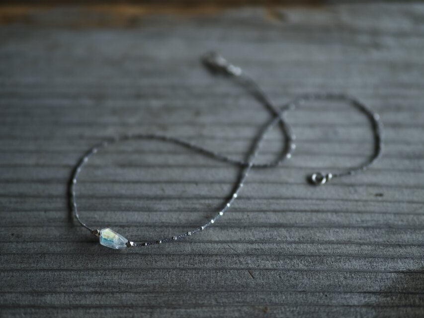 -Andesine labradorite- code necklace