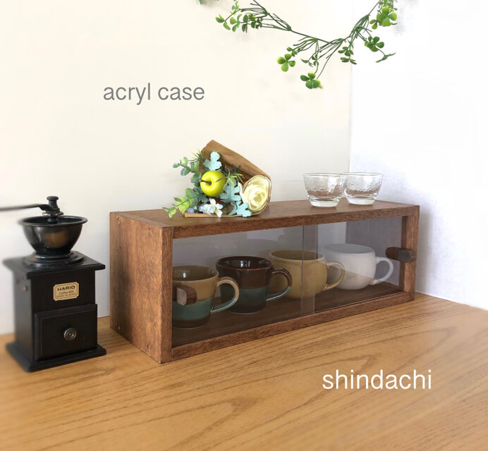 レトロ　ハンドメイド　飾り棚 楽天市場】レトロ くさび棚風 可動棚 オープンラック | 幅 84.5