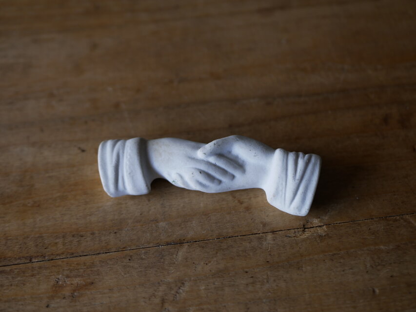 フランスアンティーク ハンドモチーフ 石膏 アンティークのある暮らし