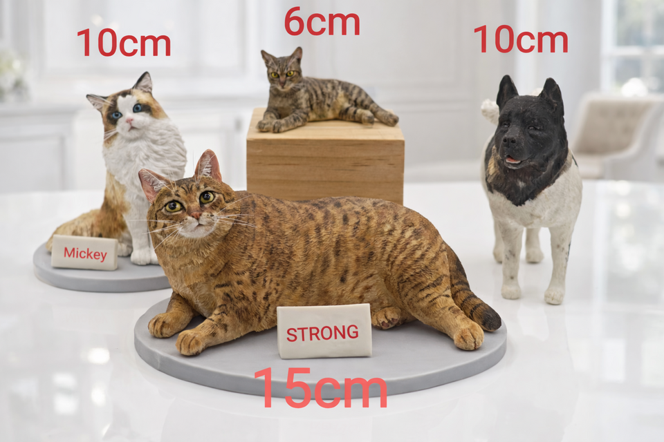 写真から作るオーダーメイドペットフィギュア｜愛犬・愛猫そっくり似顔