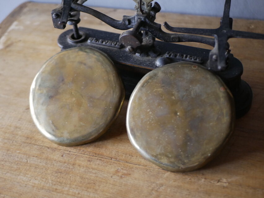 EL FORCE フランスアンティーク バランススケール 上皿天秤