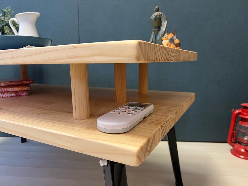 【送料無料】 ローテーブル 長方形 収納付き 90cm パイン 折りたたみ脚 送料無料】 ローテーブル 長方形 収納付き 90cm 45cm 45cm