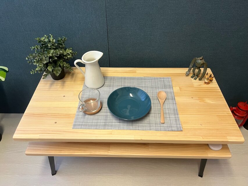 送料無料】 ローテーブル 長方形 収納付き 90cm 45cm 45cm パイン