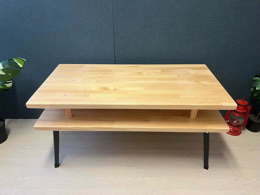 【送料無料】 ローテーブル 長方形 収納付き 90cm パイン 折りたたみ脚 送料無料】 ローテーブル 長方形 収納付き 90cm 45cm 45cm