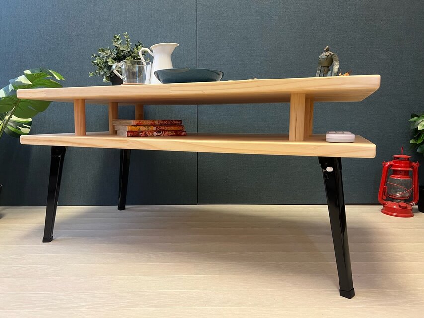 【送料無料】 ローテーブル 長方形 収納付き 90cm パイン 折りたたみ脚 送料無料】 ローテーブル 長方形 収納付き 90cm 45cm 45cm パイン