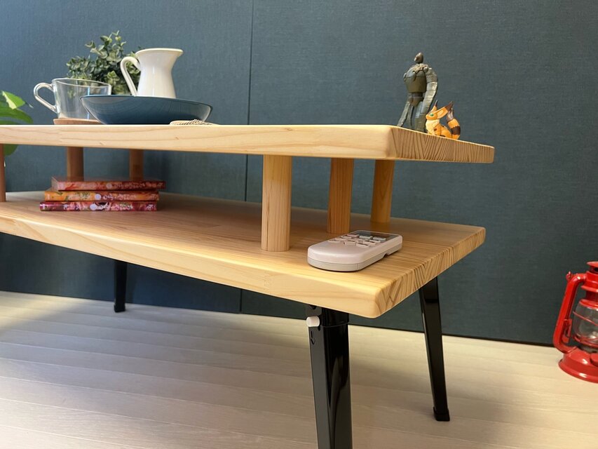 【送料無料】 ローテーブル 長方形 収納付き 90cm パイン 折りたたみ脚 送料無料】 ローテーブル 長方形 収納付き 90cm 45cm 45cm パイン