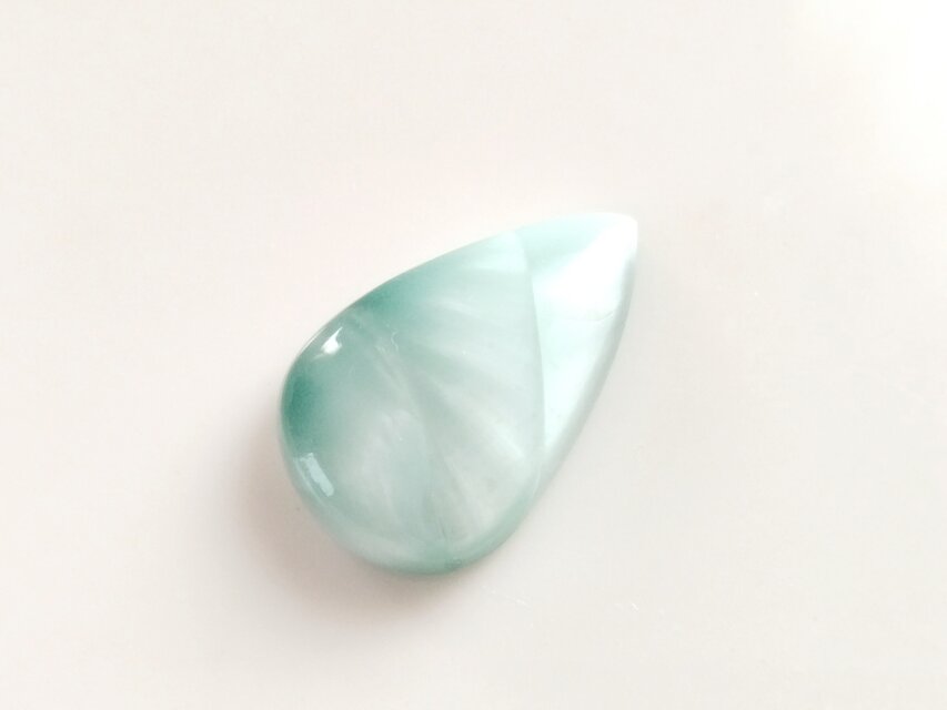 グリーンヘミモルファイト　23x14mm　ルース