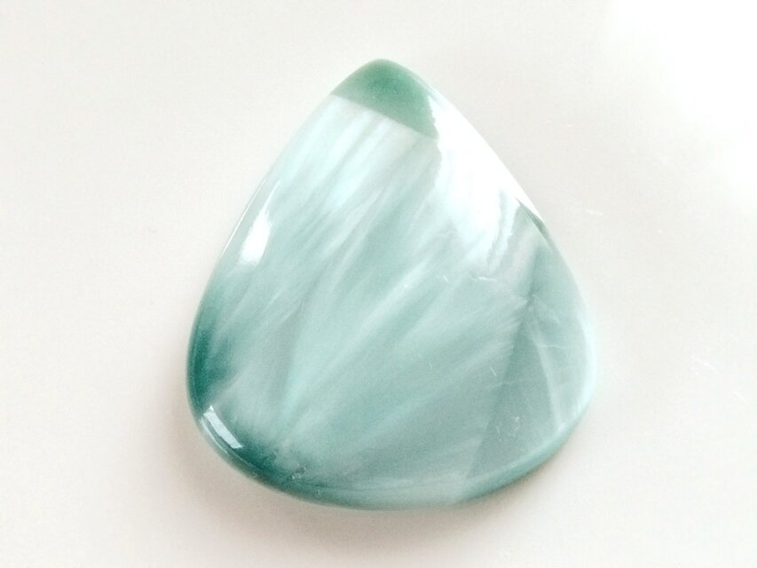 グリーンヘミモルファイト　39x32mm　ルース