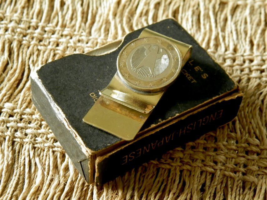 ＃M46 Deutsche Coin Money Clip