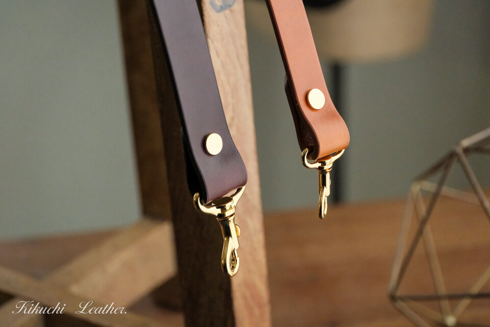 MIYABI》レザーショルダーストラップ 20mm 《3colors》 | iichi 日々