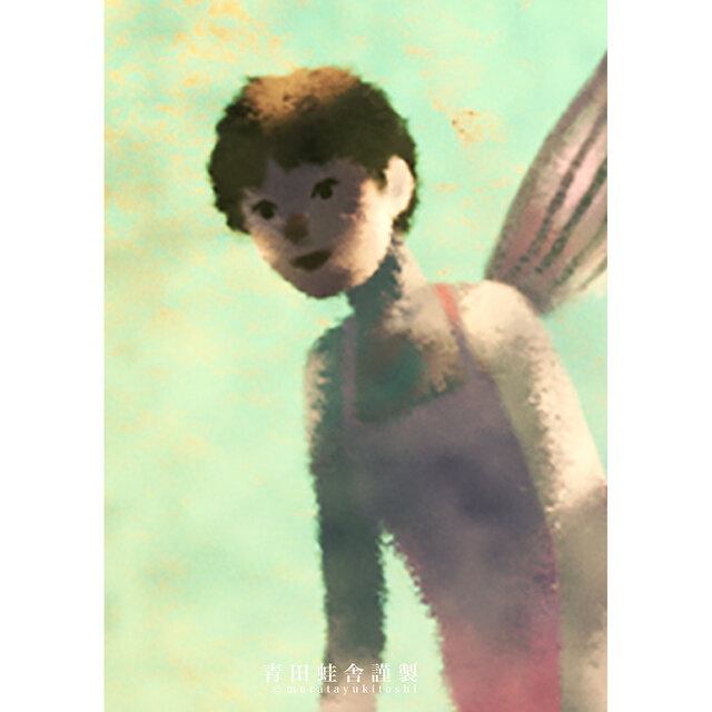 天使とアンテナ : ジクレー版画 ／ Angel and Antenna : Giclee Print