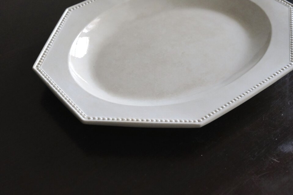 Creil & Montereau オクトゴナル オーバル皿 楕円皿 36cm フランス