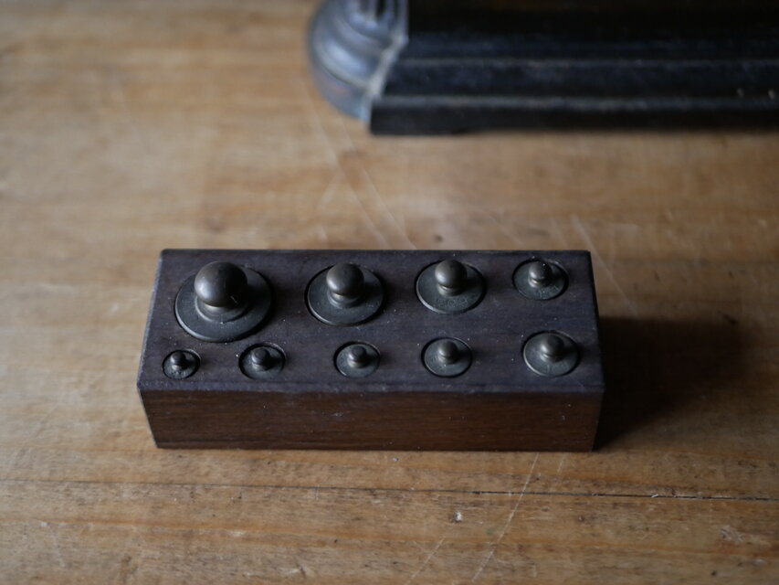 フランスアンティーク 分銅セット 200g アンティークのある暮らし