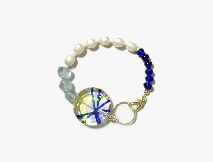 夏の輝きブレスレット