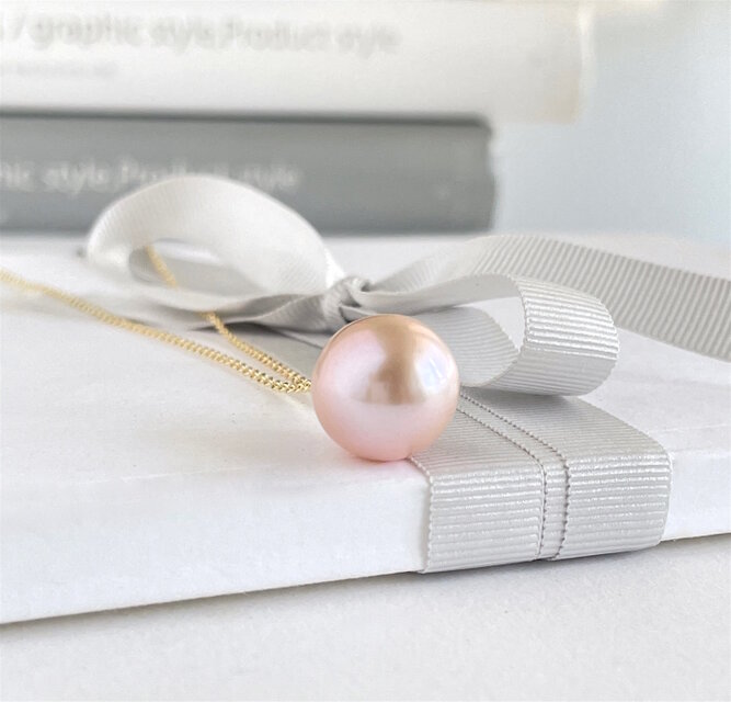 選べる 天然淡水パール 大粒 ペール エジソンパール ペンダント