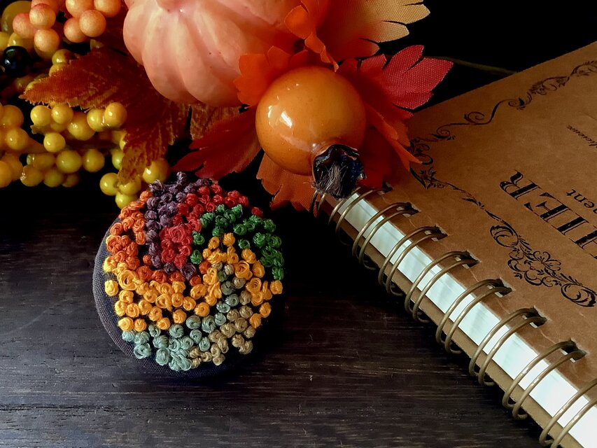 *Always* 秋の嵐ブローチ