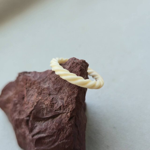 鹿の角 ツイストリング (約)16.5号