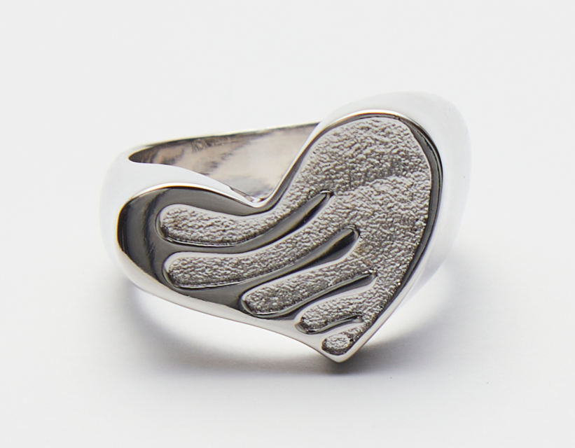 【KYOGE / 自己愛】 SV925 シルバー ユニセックス ビッグシルエット 日本製 アンティーク / 自分を愛する