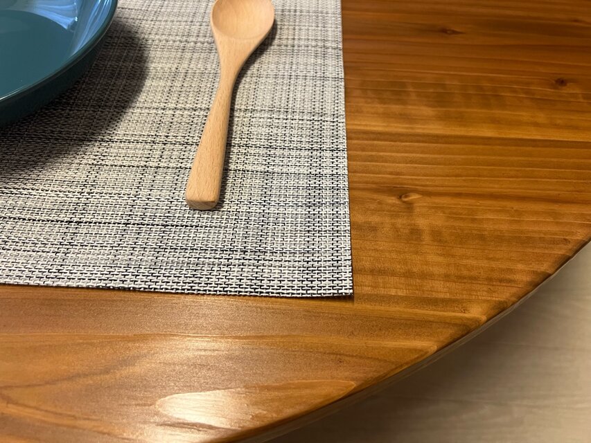 送料無料】 ローテーブル 丸形 90cm 杉 オーク調 折りたたみ脚 | iichi