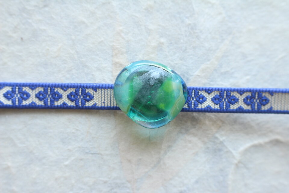 新作 帯留め シルバー グリーン