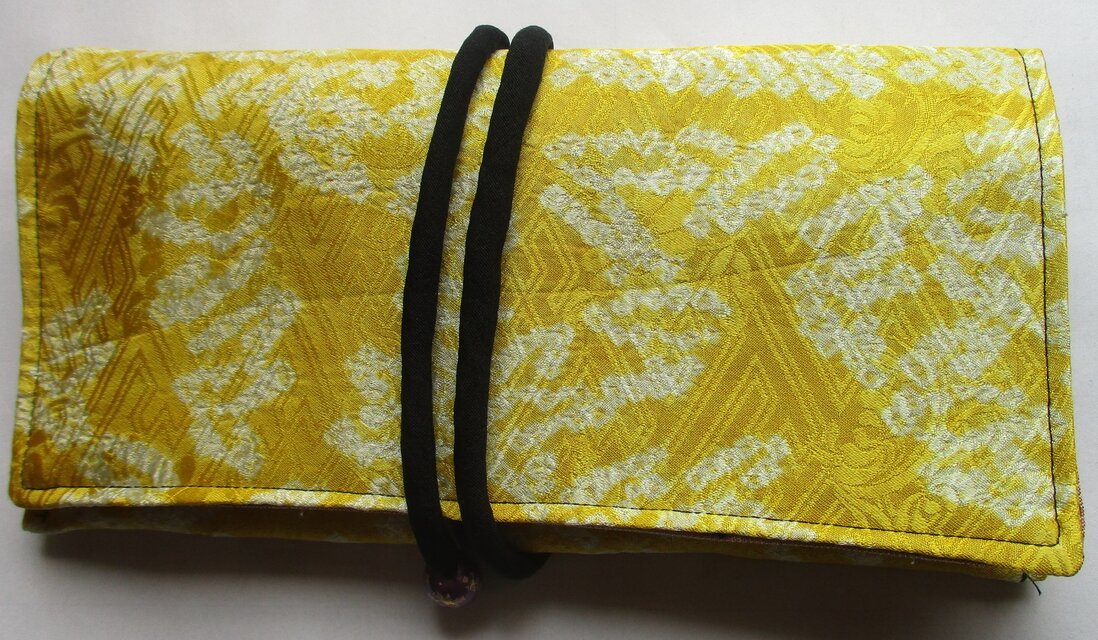 ８３６２　絞りの着物で作った和風財布・ポーチ＃送料無料