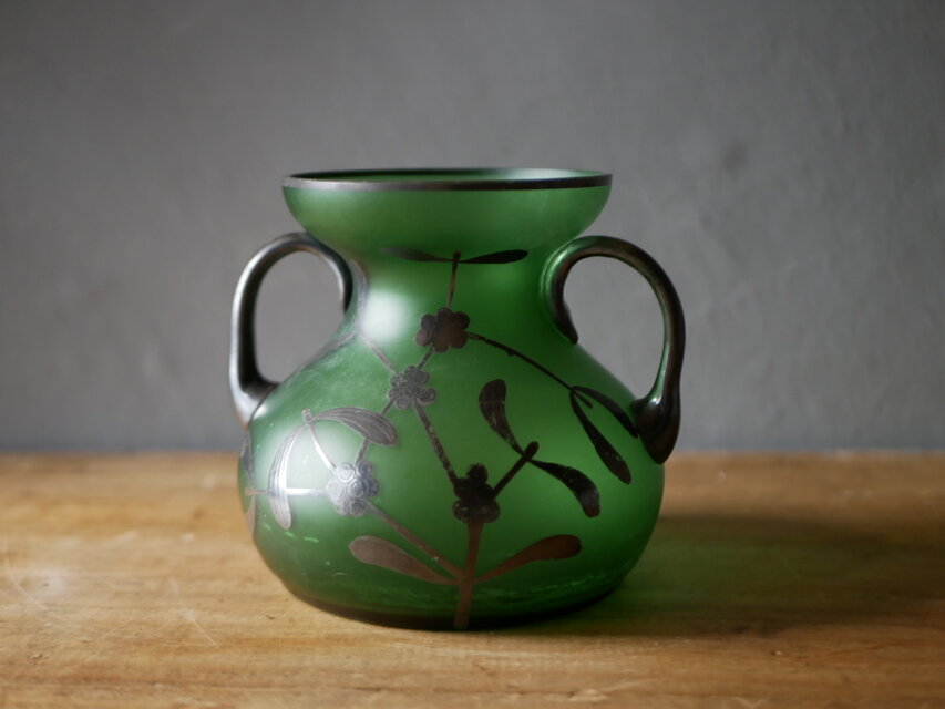 フラワーベース　宿り木　ヤドリギ　花器　フランスアンティーク　ブロカントのある暮らし