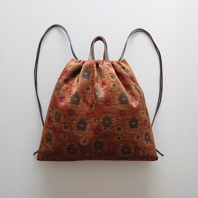 himawari jacquard 2way knapsack | iichi 日々の暮らしを