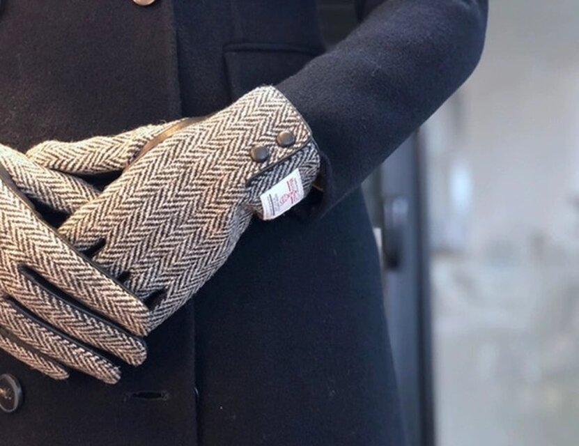 手袋 ウール イギリス産 ハンドウォーマー 羊革手袋 レディース メンズ スマホ対応 男女兼用 お年賀 彼氏彼女 新春