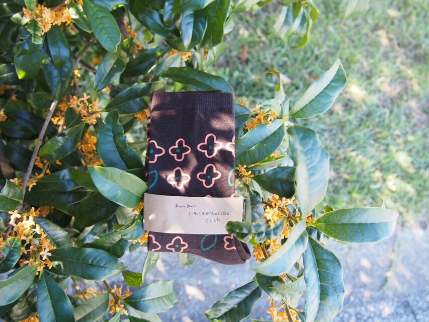 キンモクセイ靴下