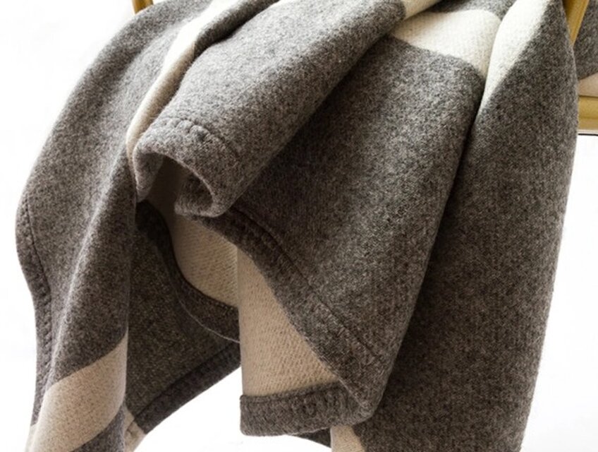 上質ウール ランケット ひざ掛け 厚く毛布 ソファカバー ブランケット