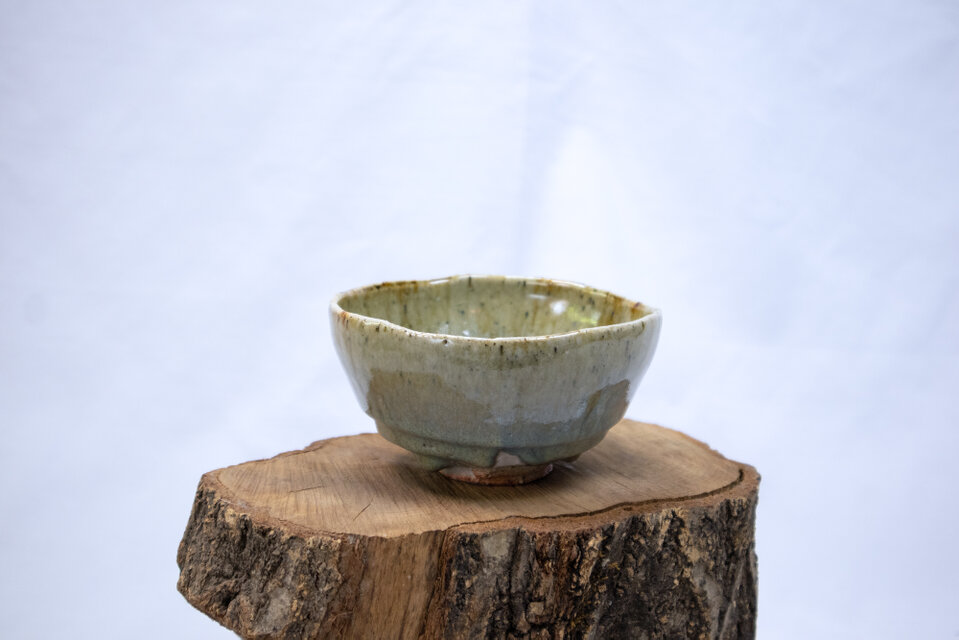 黄金窯変25 使いやすい形でお茶事が楽しい抹茶碗 鋭（えい） 25am01
