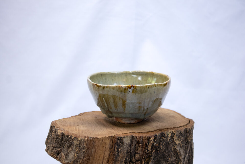 黄金窯変25 使いやすい形でお茶事が楽しい抹茶碗 鋭（えい） 25am01