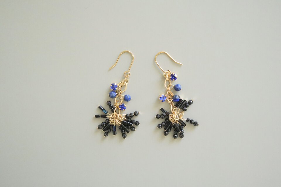 ブラックスピネル・ソーダライト / flutter