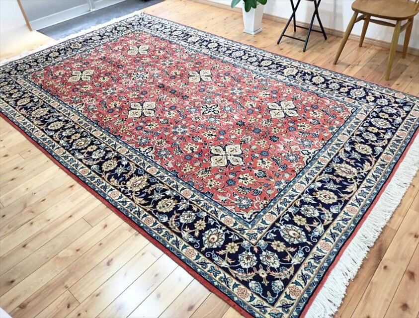 ペルシャ絨毯 coab432 未使用品　在庫一掃セール カーシャーン ペルシャ絨毯 coab432 未使用品 在庫一掃セール カーシャーン