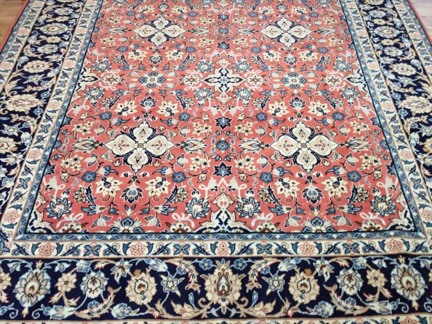 今月の超目玉品】ペルシャ絨毯カシャーン産 レッド 303×195cm