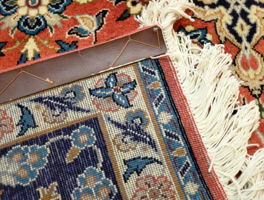 カシャーン産 最高級ペルシャ絨毯 ウール100％ 145ｃｍ×218ｃｍ　手織り Kashan（カシャーン） | あなたのお部屋へ本物の手織りペルシャ