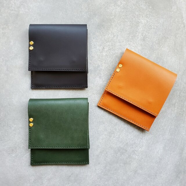 ◆艶やかなお札が折れない上質レザーの薄型ウォレット◆　レザー財布　コンパクト財布　レディース　メンズ　薄型財布　スリムウォレット