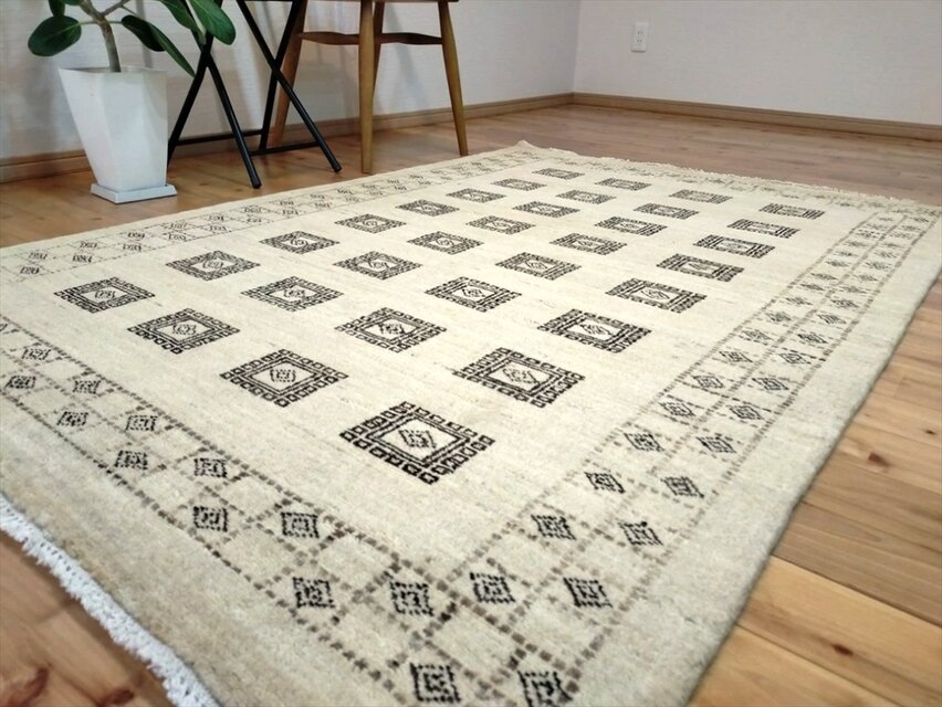 ラグ2枚 サヤンサヤン ラグ 2畳 シャギー 洗える 190×190 ラグマット