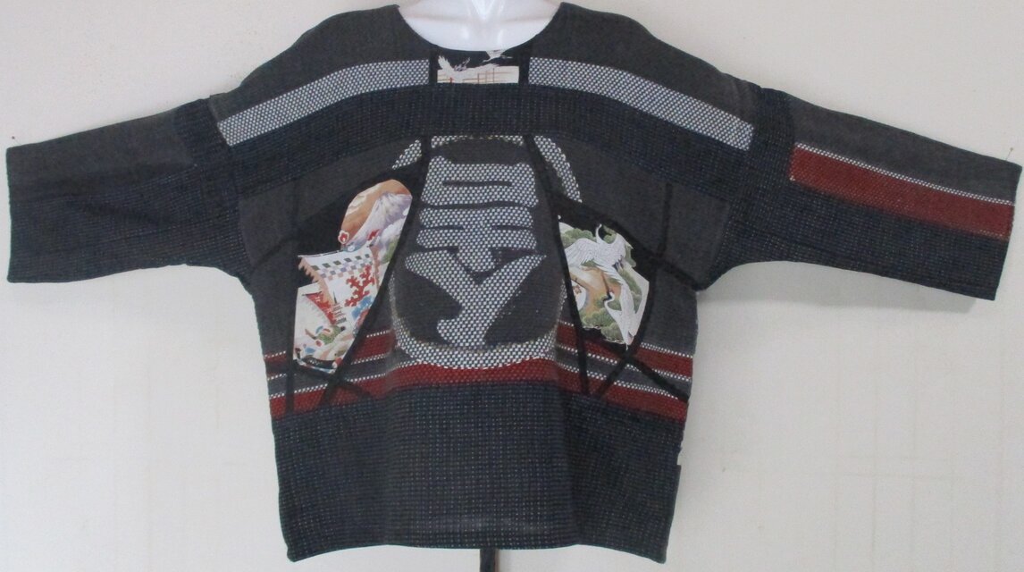 ８３９２　　消防団服で作ったプルオーバー　＃送料無料