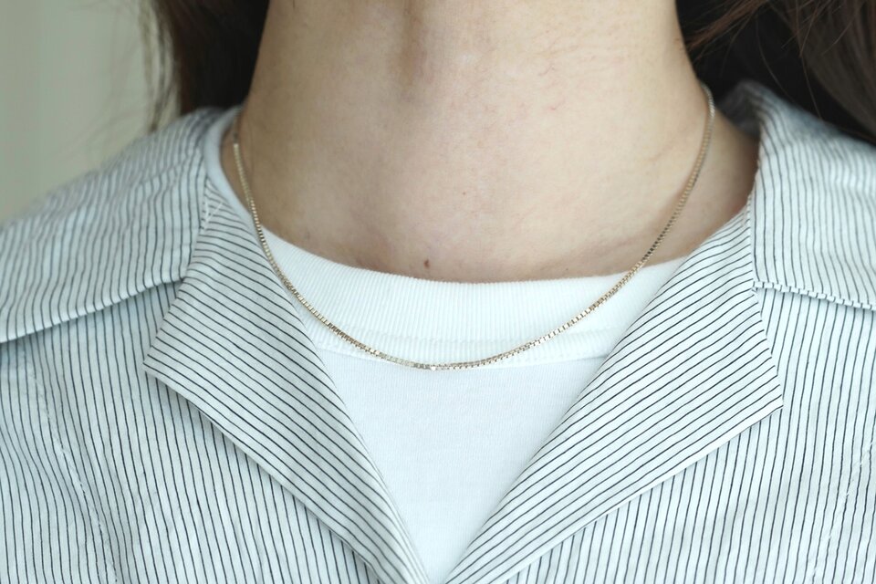 SILVER925 ベネチアンチェーンネックレス