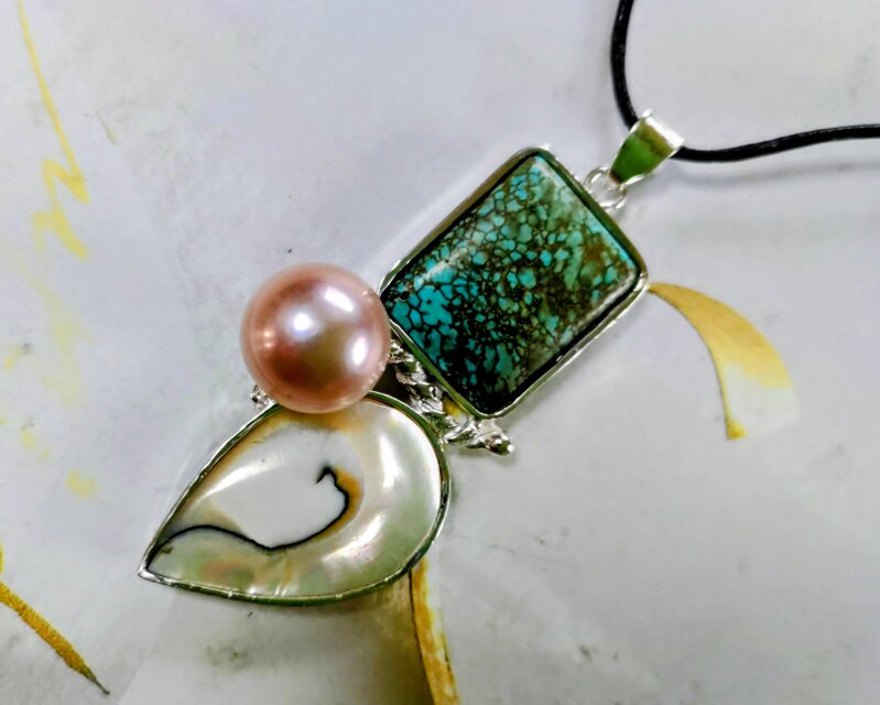 トルコ石ペンダント